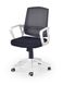 Кресло офисное Ascot механизм Tilt, пластик оранжевый/мембранная ткань, сетка черный Halmar Польша