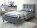 Ліжко односпальне на ніжках Texas SIGNAL 90x200 сіре в стилі лофт Польща