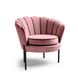 Крісло для відпочинку ANGELO рожевий/чорний Halmar Польща