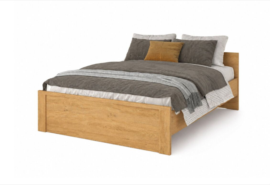 Каркас кровати VMV Holding Pavi 160&times;200, дуб каменный фото - artos.in.ua