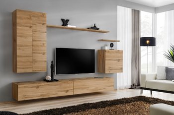 Комплект мебели в гостиную ASM Switch II WT SW 2 Дуб Вотан из Польши
