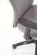 Кресло компьютерное Nody механизм Tilt, пластик черный/ткань серый Halmar Польша