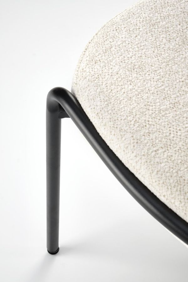 Металлический стул K507 ткань кремовая Halmar Польша