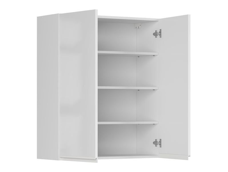 Шкаф кухонный навесной BRW Sole 80&times;95, 2 двери &mdash; Альпийский белый / Белый глянец фото - artos.in.ua
