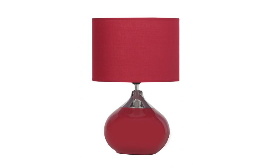 Лампа керамічна AZ-LA-349 червона Forte Польща