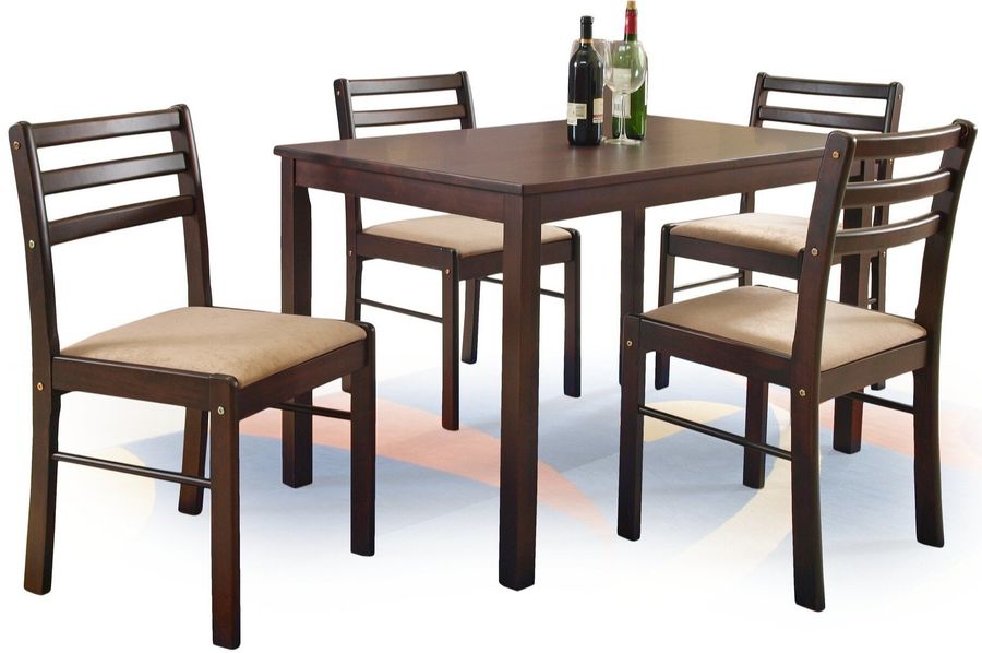 Стол с креслами Halmar NEW STARTER коричневого цвета в стиле современный Польша