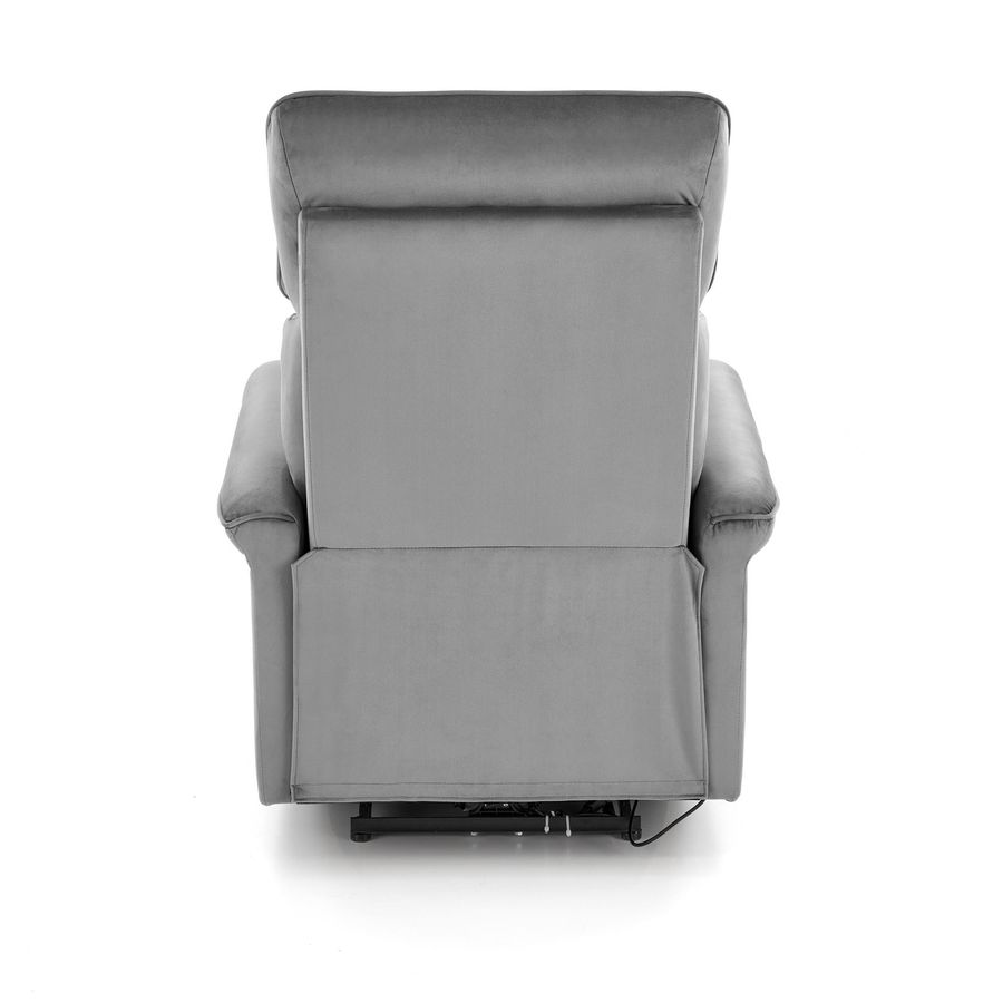 Крісло електрично-розкладне для відпочинку SEMIR сірий Halmar Польща