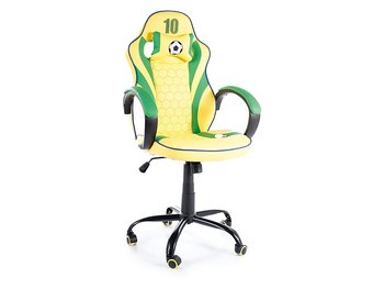 Комп'ютерні стільці фото Поворотне крісло Signal Brazil жовтий / зелений Польща - artos.in.ua