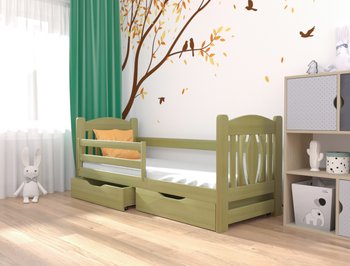 Деревянная кровать для подростка ОСКАР LUNA - хаки