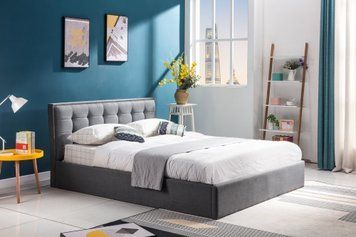 Кровать PADVA 160cm серый фото - artos.in.ua