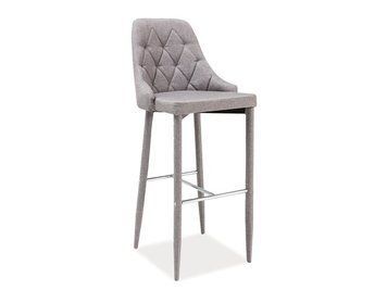 Барный стул Trix Signal серый, 46&times;42&times;109 см фото - artos.in.ua