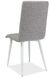 Мягкий кухонный стул OTTO SIGNAL серый на металлических ножках Польша