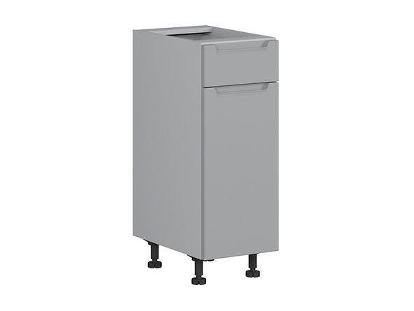 Нижняя кухонная тумба BRW Iris K10-FB_D1S_30/82_P/STB-SZG/FER, ферро/гренола серый, из Польши фото - artos.in.ua