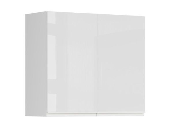 Шкаф кухонный навесной BRW Sole 80&times;72, 2 двери &mdash; Альпийский белый / Белый глянец фото - artos.in.ua