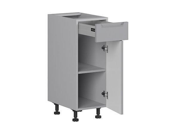 Нижняя кухонная тумба BRW Iris K10-FB_D1S_30/82_P/STB-SZG/FER, ферро/гренола серый, из Польши фото - artos.in.ua