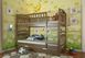Двухъярусная детская спальная кровать Смайл ARBOR DREV Орех