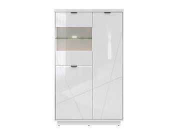 Витрина BRW Forn 94 с 3 дверями &mdash; белый глянец фото - artos.in.ua