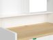 Письмовий стіл BRW Princeton S406-BIU / 120-BIP / DP, білий глянцевий / польський дуб,
