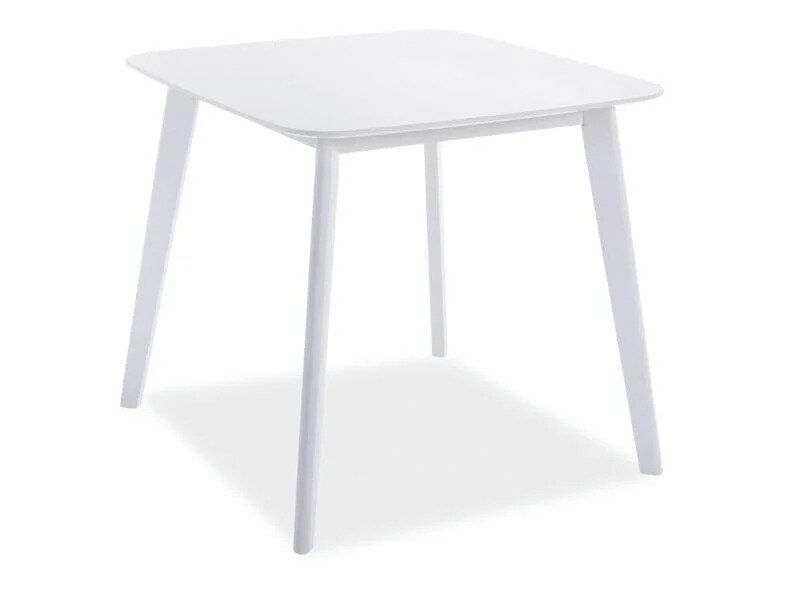Стол квадратной формы для кухни Sigma 80x80 SIGNAL Белый на 4 персоны в стиле модерн Польша
