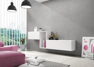 Комод у вітальню CAMA Roco 11 75x225x39 Білий мат/Білий мат фото - artos.in.ua