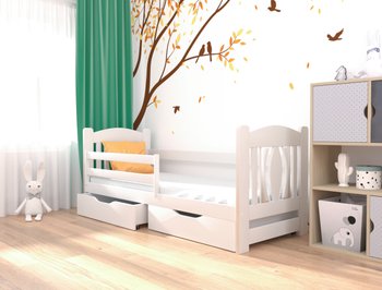 Дерев'яне ліжко для підлітка ОСКАР LUNA - білий