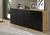 Комод в гостиную AURA 198 дуб артизан/черный BIM FURNITURE фото - artos.in.ua