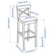 Фото 9: ИКЕА Барный стул со спинкой INGOLF ИНГОЛЬФ, 001.217.66 - artos.in.ua