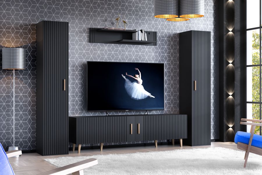 Набір меблів у вітальню Verona 3 Artos Design чорний Польща
