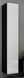Пенал навесной CAMA VIGO 180 Черный мат/Белый глянец