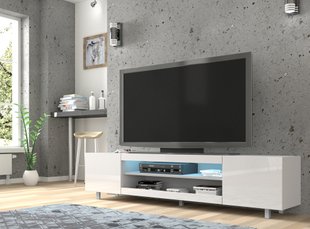 Тумба для гостиной KATE 189 белый мат/белый глянец BIM FURNITURE фото - artos.in.ua