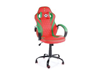 Поворотне крісло Signal Portugal червоний / зелений / чорний Польща