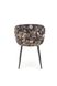 Металевий стілець K506 оксамитова тканина різнокольоровий, чорний Halmar Польща