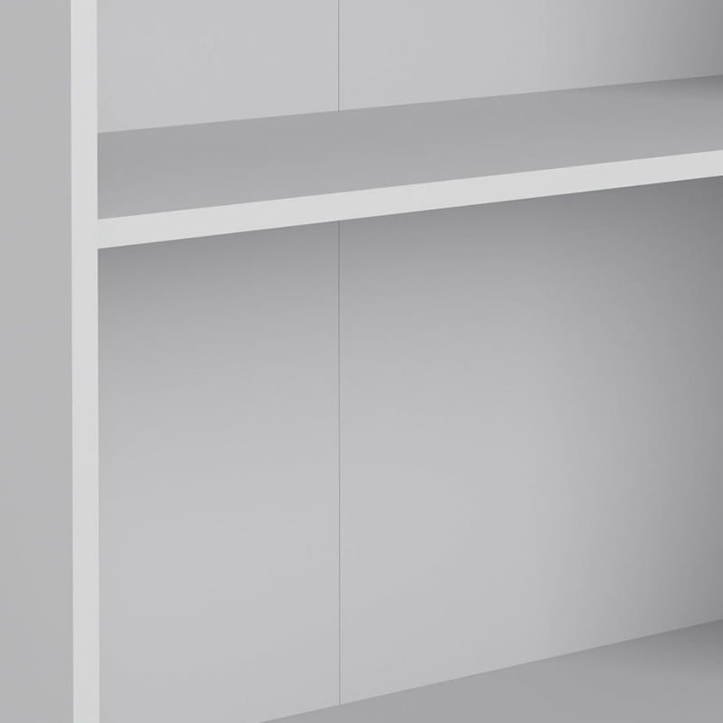 Стеллаж BRW Office Lux Светло-серый ширина 79.1 без ящиков из Польши