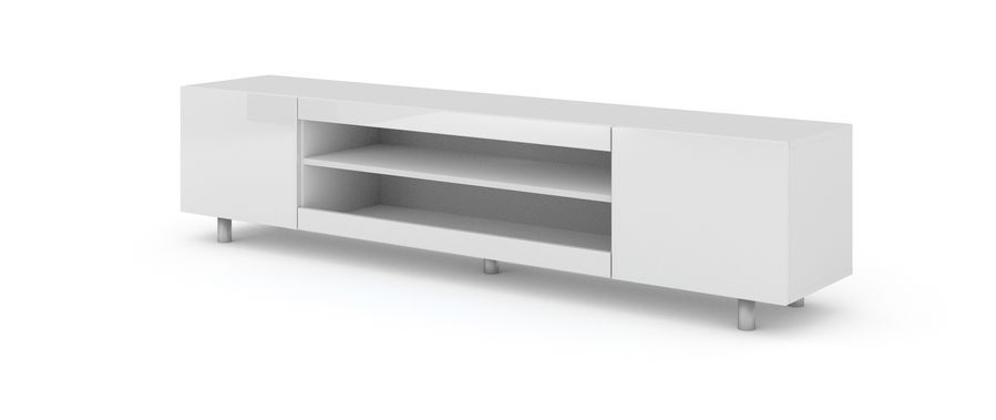 Тумба для вітальні KATE 189 білий мат/білий глянець BIM FURNITURE фото - artos.in.ua