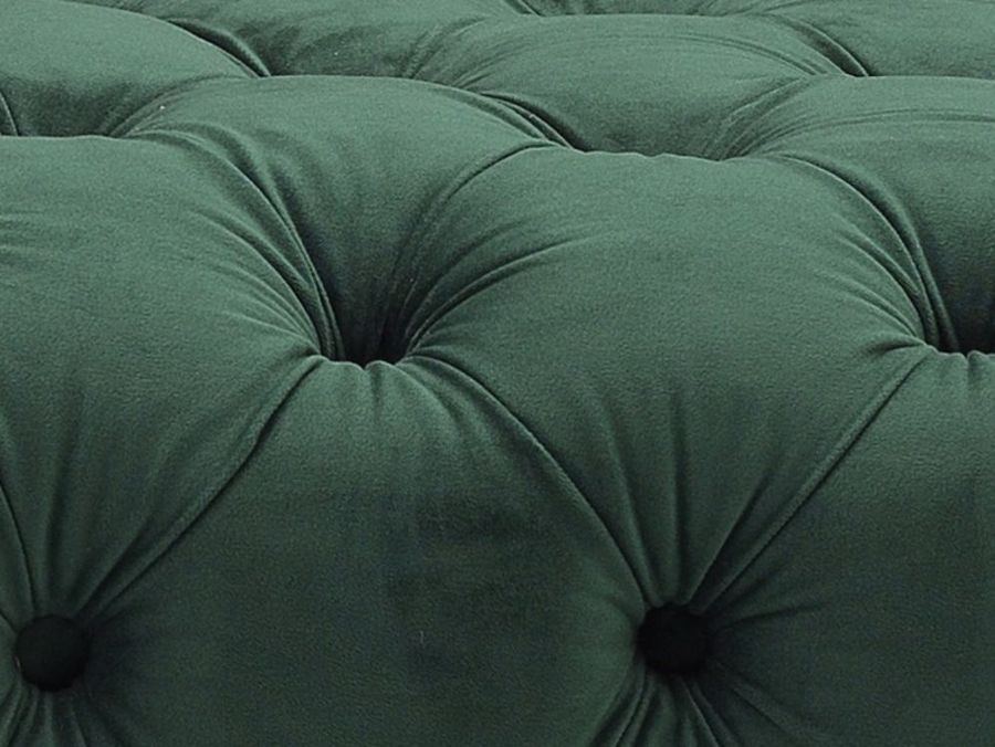 3-местный диван с бархатной обивкой CHESTER Signal - зеленый Польша
