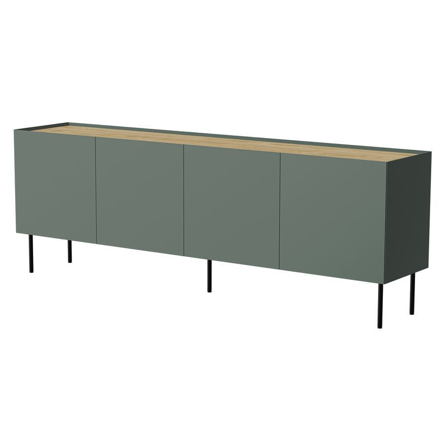 Комод в гостиную FELLINI 200 Cama оливковый фото - artos.in.ua