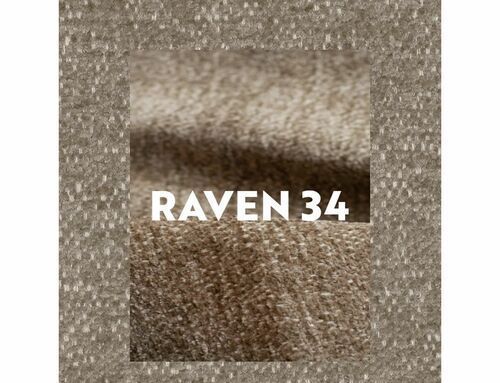 Стілець Lagos D Raven Signal 57&times;76, латте, тканина Raven, горіх, метал фото - artos.in.ua