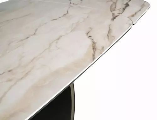 Обеденный стол Casablanca Ceramic Signal 198&times;98&times;76, бежевый, закаленное стекло + керамика фото - artos.in.ua