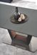 Стіл обідній розкладний в вітальню, кухню Bilotti 160 (200) x90 скло / МДФ, сталь антрацит Halmar Польща