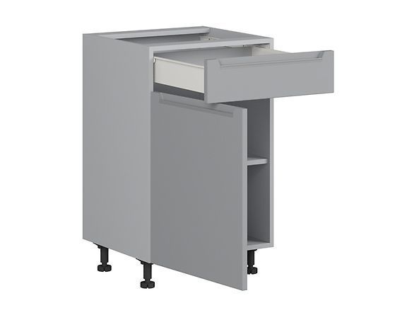 Нижняя кухонная тумба BRW Iris K10-FB_D1S_50/82_L/SMB-SZG/FER, ферро/гренола серый, из Польши фото - artos.in.ua
