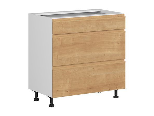 Нижня кухонна тумба BRW Sole K10-FH_D3S_80 / 82_2STB / STB-BAL / DAA, дуб Арлінгтон / альпійський білий, фото - artos.in.ua