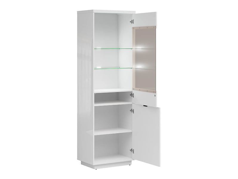 Витрина BRW Forn 64 с 2 дверями &mdash; белый глянец фото - artos.in.ua
