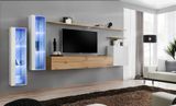 Комплект меблів у вітальню ASM Switch XI WWT SW 11, білий, дуб Wotan фото - artos.in.ua