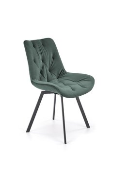 Металлический стул K519 бархатная ткань зеленый Halmar Польша