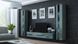 Стенка гостиная Cama Vigo New 3 в стиле хай-тек 180x260x42 Серый мат/Серый глянец Польша