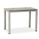 Маленький сірий стіл з малюнком Damar Signal 80x60см на металевих ніжках.