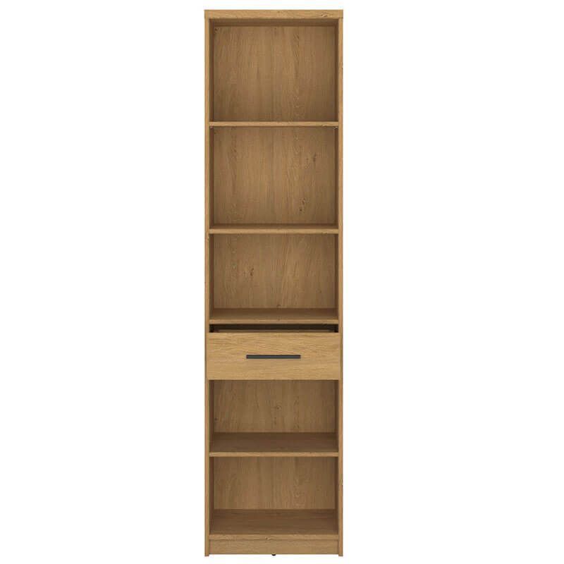 Открытый стеллаж VMV Holding Pavi 1S/50, дуб каменный фото - artos.in.ua