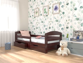 Односпальне ліжко для підростка натурального дерева ВІННІ LUNA - ПАЛІСАНДР