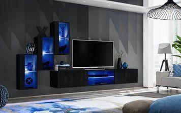 Комплект мебели в гостиную ASM Switch XXII 26 ZZ SW 22, черный фото - artos.in.ua