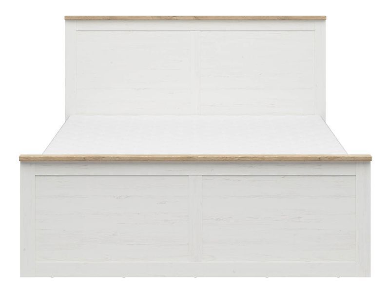 Кровать BRW Loksa 160&times;200 &mdash; белый фото - artos.in.ua